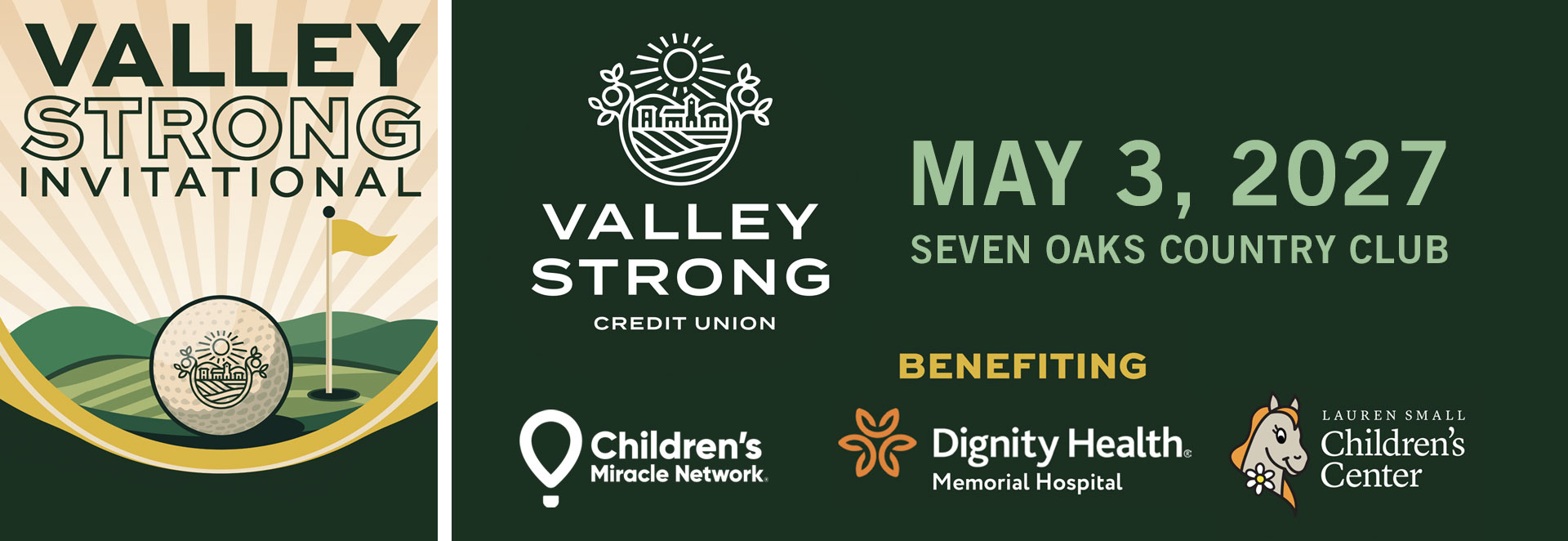 Valley Strong Invitational Golf 2027 Banner Valley Strong Invitational Golf 2027 Banner