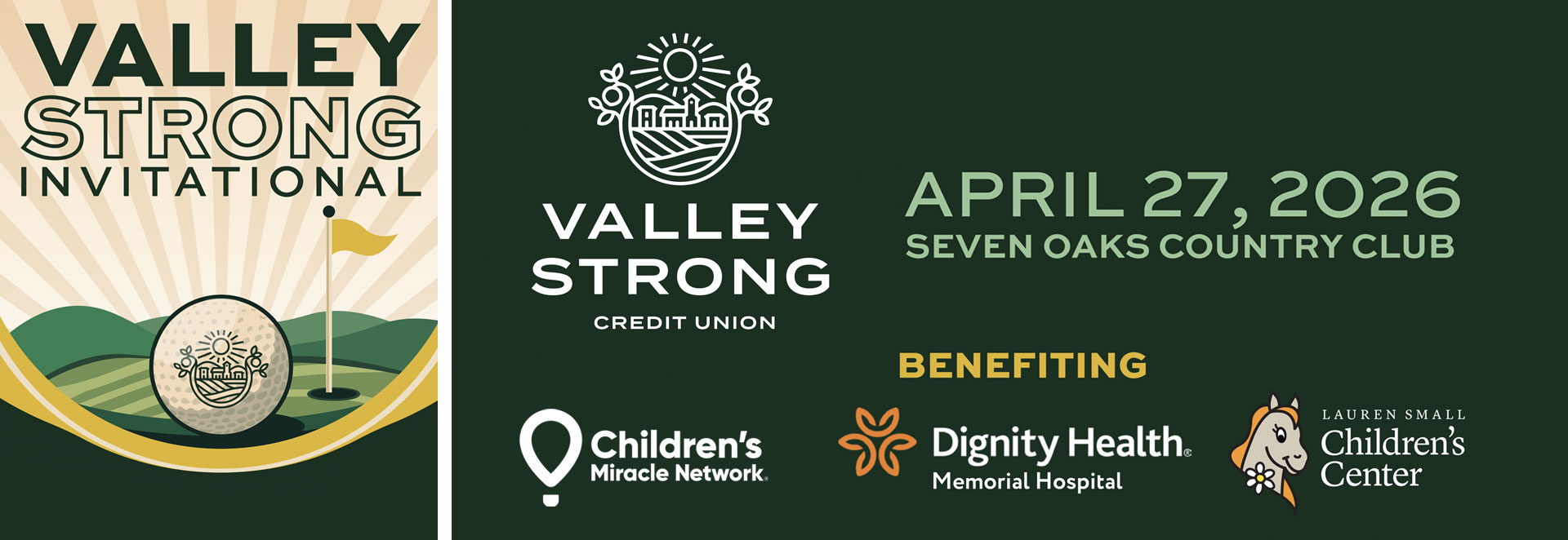 Valley Strong Invitational Golf Tournament Banner