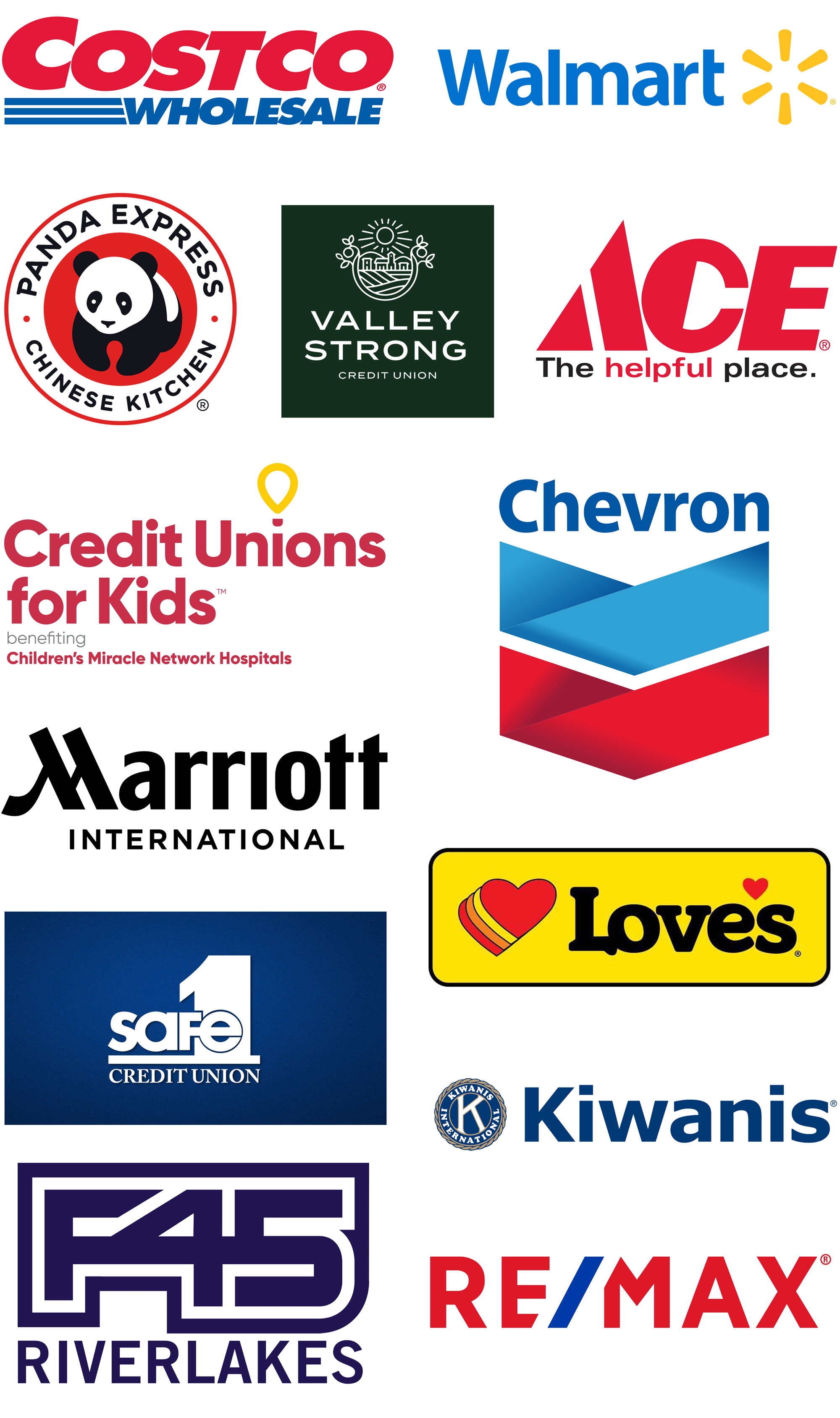 Logos for the CMN Sponsors Logos for the CMN Sponsors