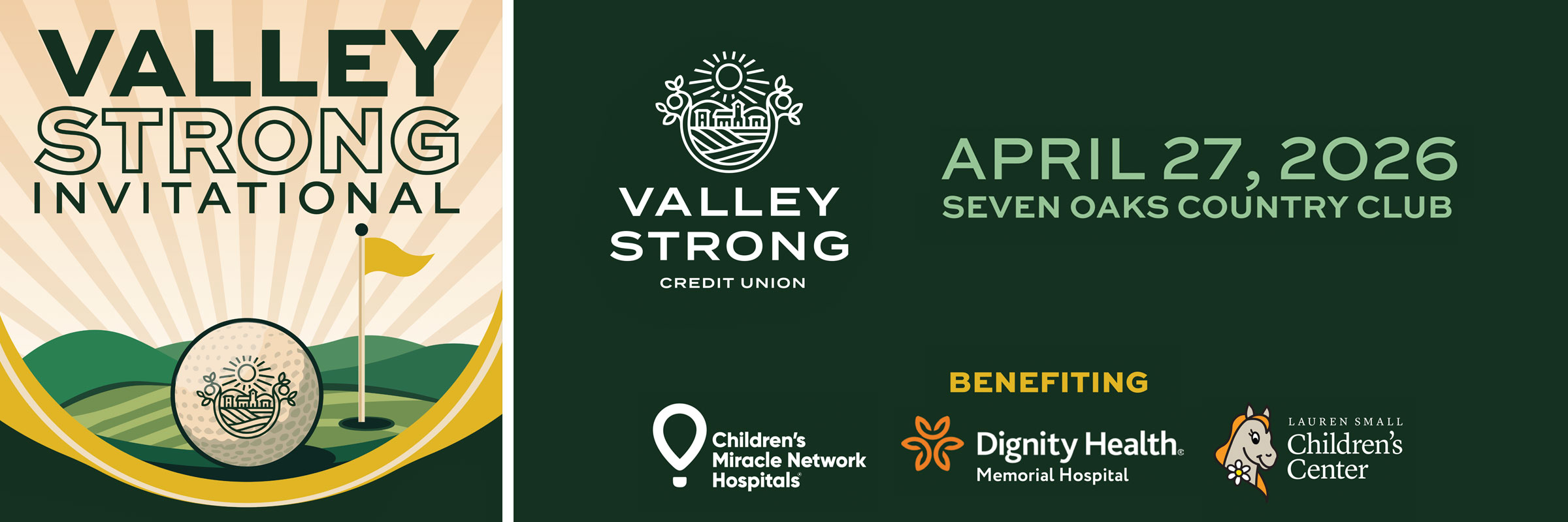Valley Strong Invitational Golf Tournament Banner Valley Strong Invitational Golf Tournament Banner