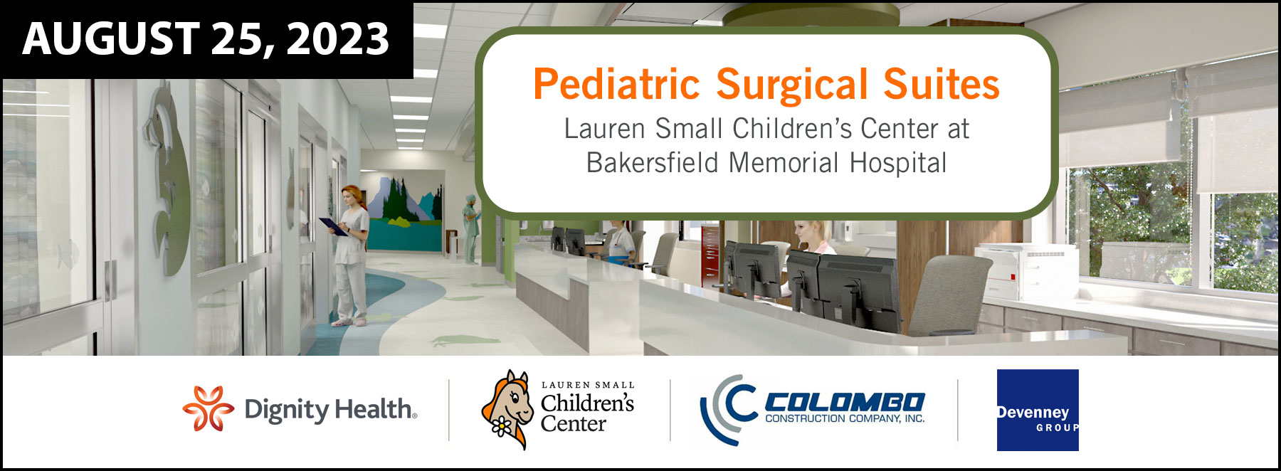 Pediatric Surgical Suites with company logos