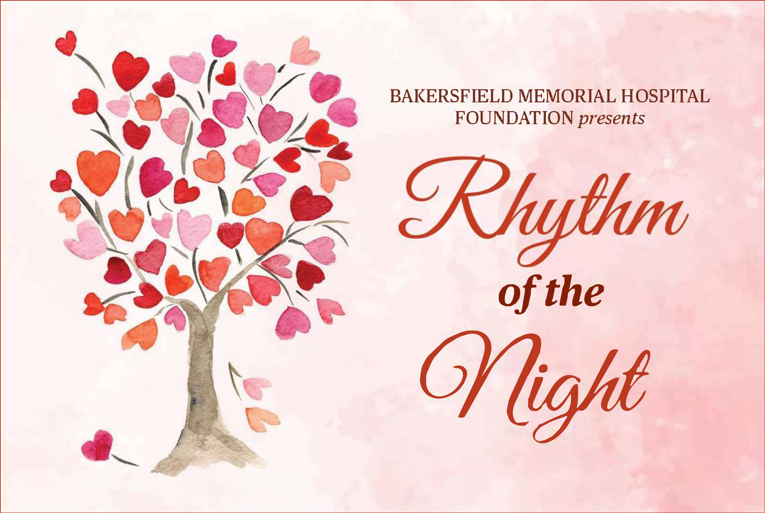 Rhythm of the Night - Heart Tree and Text